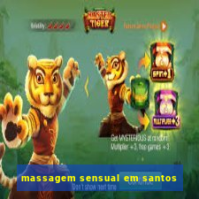 massagem sensual em santos